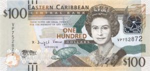 East Caribbean States - 100 Dollars - P-55 - 2012 dated Foreign Paper Money