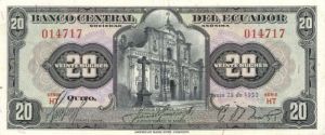 Ecuador - P-102a - Foreign Paper Money