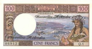 New Hebrides - New Hebrides 100 Francs - P-18c - 1975 Foreign Paper Money