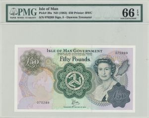 Isle of Man - P-39a  PMG Grade 65 - Foreign Paper Money