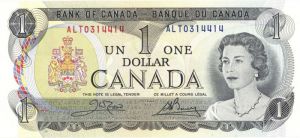 Canada - 1 Canadian Dollar - P-85c - 1973 dated Foreign Paper Money