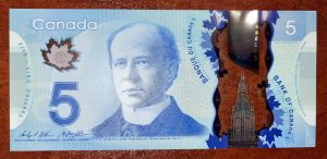 Canada - 5 Canadian Dollars - P-107 New Variation - 2013 dated (2016) Foreign Paper Money - Polymer Note