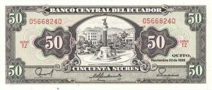 Ecuador - P-122a - Foreign Paper Money