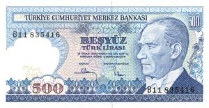 Turkey - P-195 - Foreign Paper Money