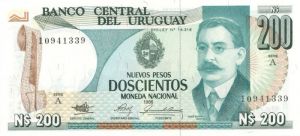 Uruguay - P-66a - Foreign Paper Money