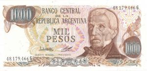 Argentina - P-304b - (1976-83) dated Foreign Paper Money