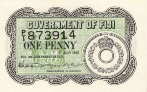 Fiji - 1 Penny - P-47a -  Foreign Paper Money