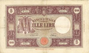 Italy - P-72c - Foreign Paper Money