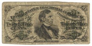 Fractional Currency - FR-1294 - 1863 dated Paper Money