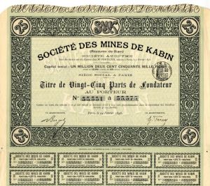 Societe Des Mines De Kabin