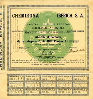 Chemirosa Iberica, S.A.