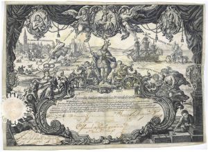 1749 dated Spanish Stock Certificate from the Royal Company of Saint Fernando of Seville - Spain Shipping Stock Certificate