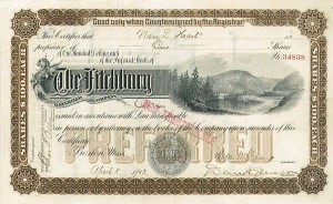 Fitchburg Railroad - Stock Certificate