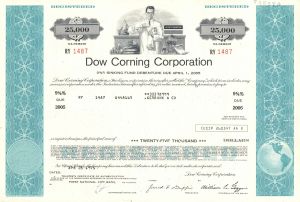 Dow Corning Corporation - 1970's dated General Bond - Various Denominations Available