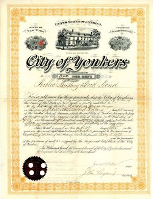 City of Yonkers - $5,000 Bond