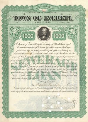 Town of Everett - $1,000 Bond