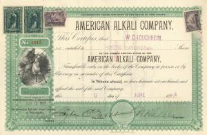 American Alkali Co. - Stock Certificate