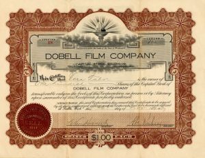 Dobell Film Co. - Stock Certificate
