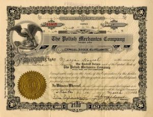 Polish Mechanics Co. - Stock Certificate