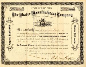 Shafer Manufacturing Co.