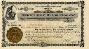 Protective Realty Holding Corporation