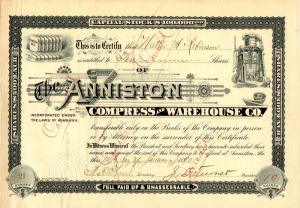 Anniston Compress and Warehouse Co.