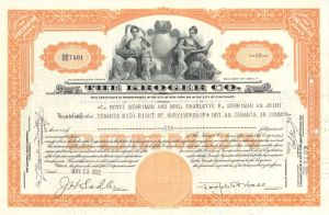 Kroger Co. - 1959 dated Supermarkets and Multi-Department Stores Stock Certificate