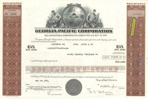 $100,000 Georgia-Pacific Corp. - 1976 dated Bond