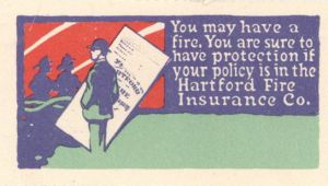 Hartford Fire Insurance Co. Stamp -  Insurance