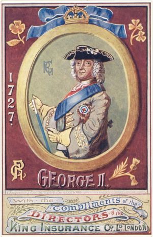 Post Card Ad for King Insurance Co. Ltd. dated 1727 -  Insurance