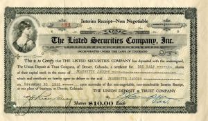 Listed Securities Co., Inc.