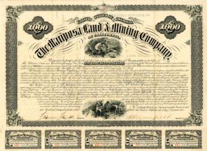 Mariposa Land and Mining Co. of California - $1,000 - Bond