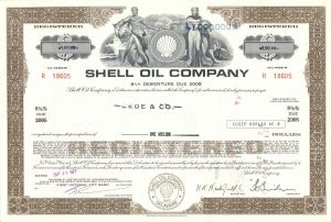 Shell Oil Co. - $2,990,000-$1,000,000 Denominated 1977-1979 dated Bond