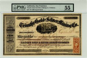 Triunfo Gold and Silver Mining Co. - Stock Certificate