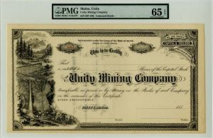 Unity Mining Co. - Stock Certificate
