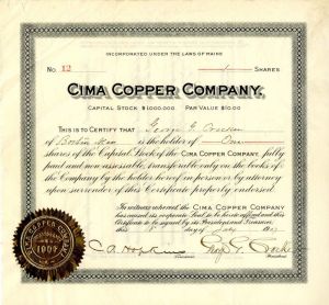Cima Copper Co.