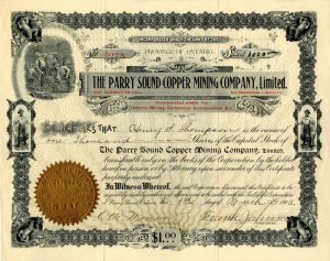 Parry Sound Copper Mining Co., Limited