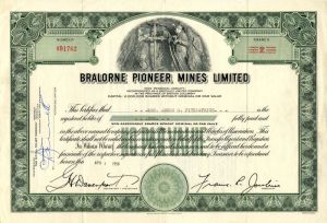 Bralorne Pioneer Mines Limited
