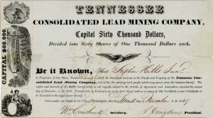 Tennessee Consolidated Lead Mining Co.