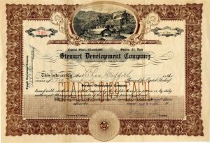 Stewart Development Co. - Stock Certificate