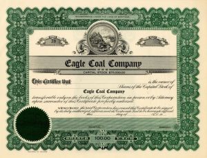 Eagle Coal Co. - Stock Certificate