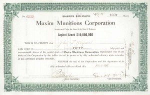 Maxim Munitions Corp