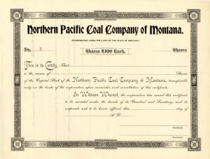 Northern Pacific Coal Co. of Montana