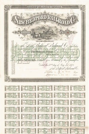 New Bedford Railroad - Bond