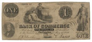 Bank of Commerce $1 - Obsolete Notes