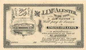 25 Cents Notes -  Obsolete Paper Money