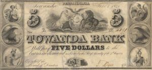 5 Dollars Notes -  Obsolete Paper Money - SOLD