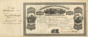 Glendale Oil Co. - Stock Certificate