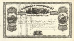 Glendale Oil Co. - Stock Certificate