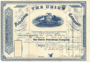 Union Petroleum Co. - Stock Certificate